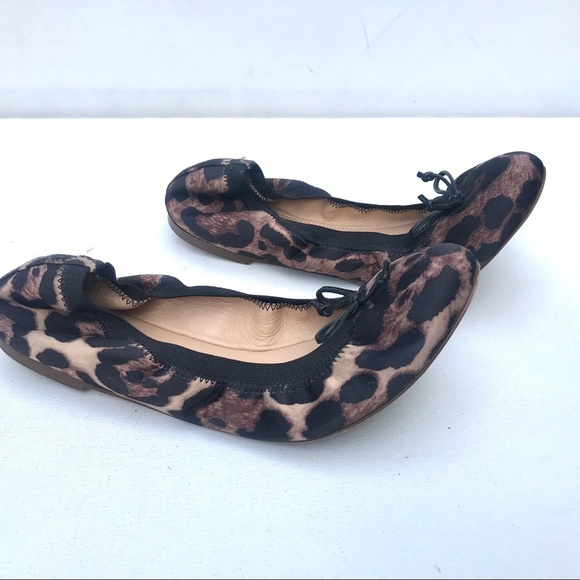 J. Crew Lula Leopard Flats 7 1/2 ballet cheetah - Picture 3 of 5